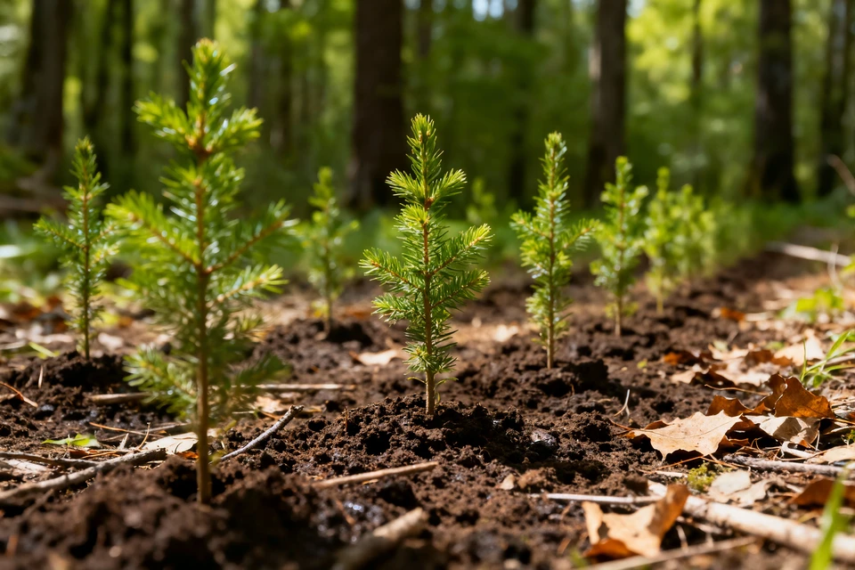 Élagage sanitaire des arbres dans un parc en hiver
